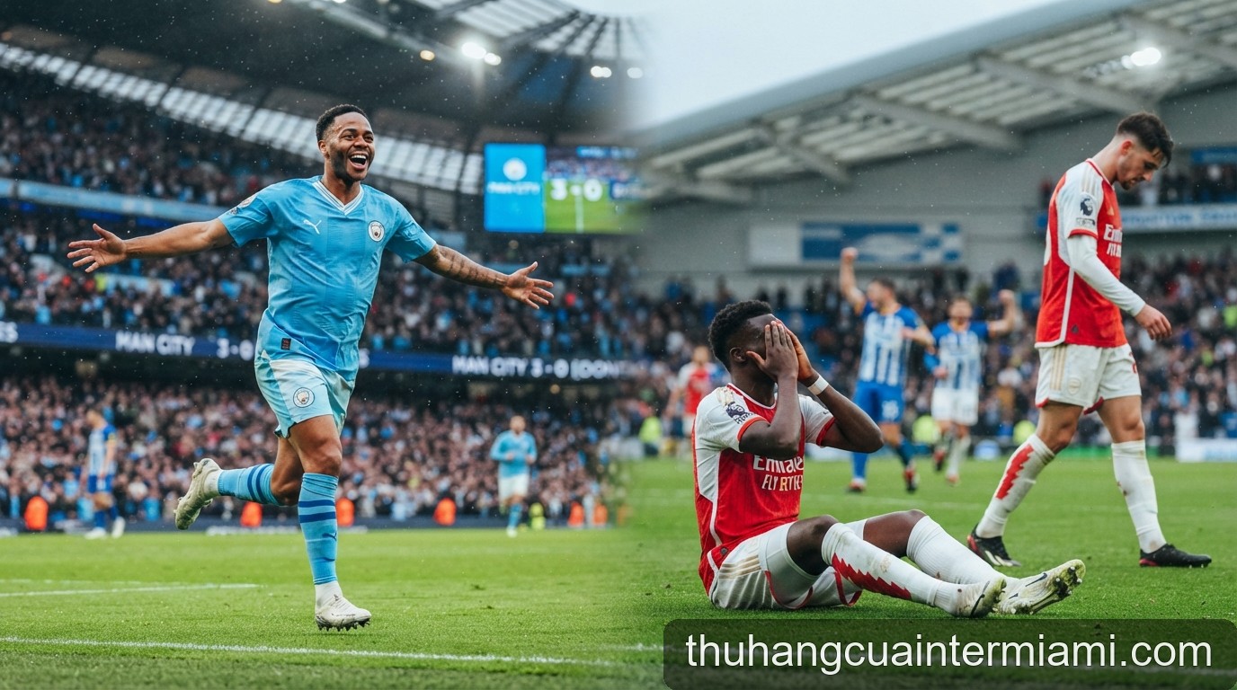 Premier League sau vòng 5: Man City độc chiếm ngôi đầu, Arsenal đứt mạch bất bại