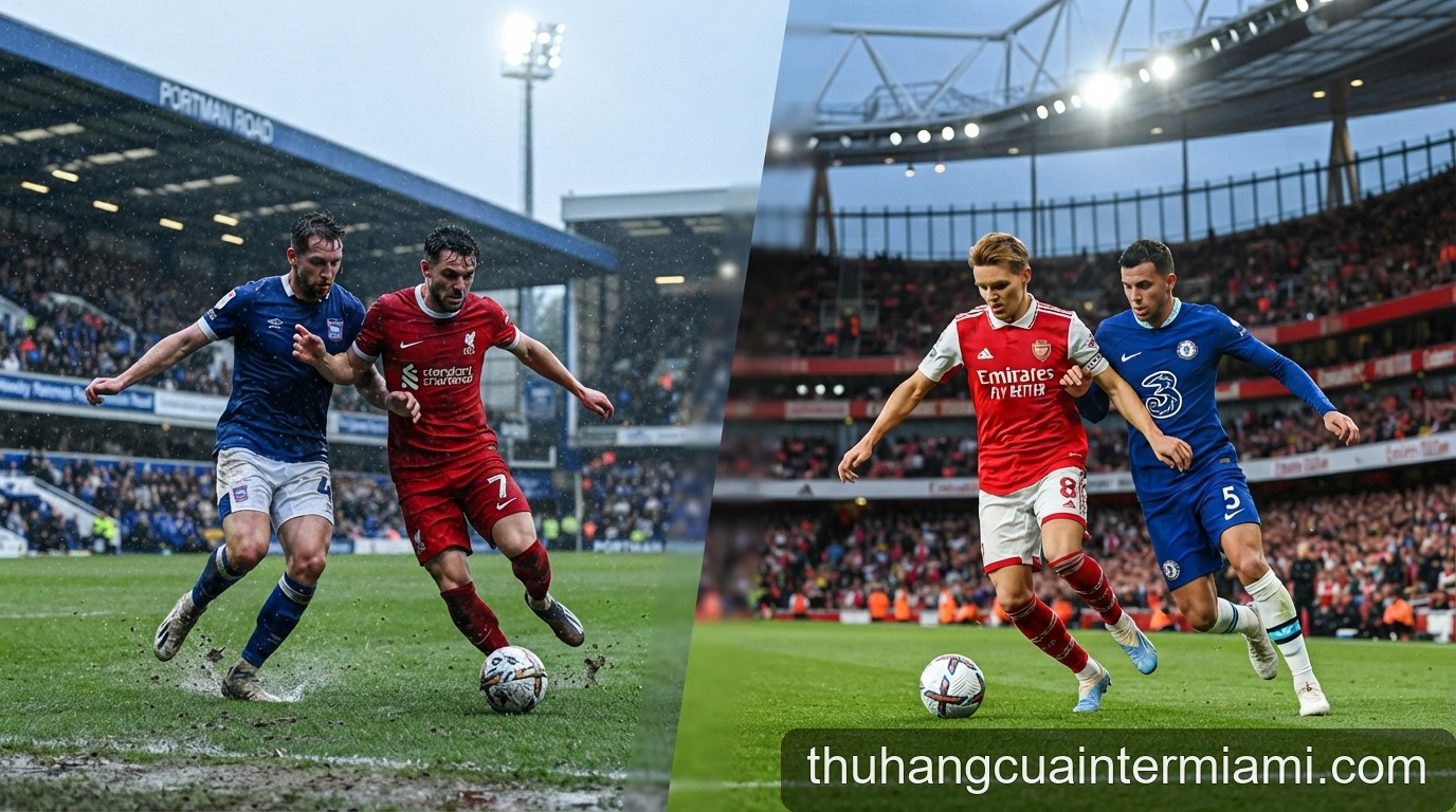 Premier League vòng 3: Liverpool hành quân đến Ipswich, Arsenal và Chelsea đại chiến tại Emirates